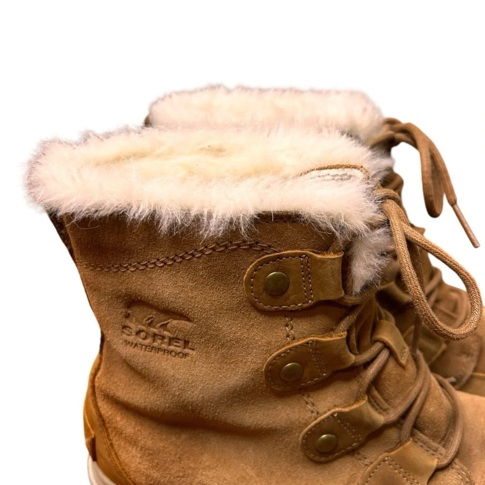 Sorel Explorer II Joan Boot-Faux Fur Lined Waterproof Leather Winter Boot-Size10 - Picture 8 of 9